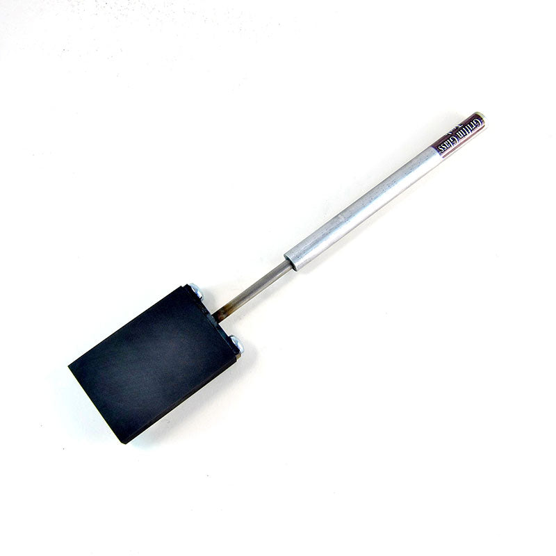 Paleta de grafito de 2 ″ x 3 ″ con mango de aluminio - Griffin Glass Tools