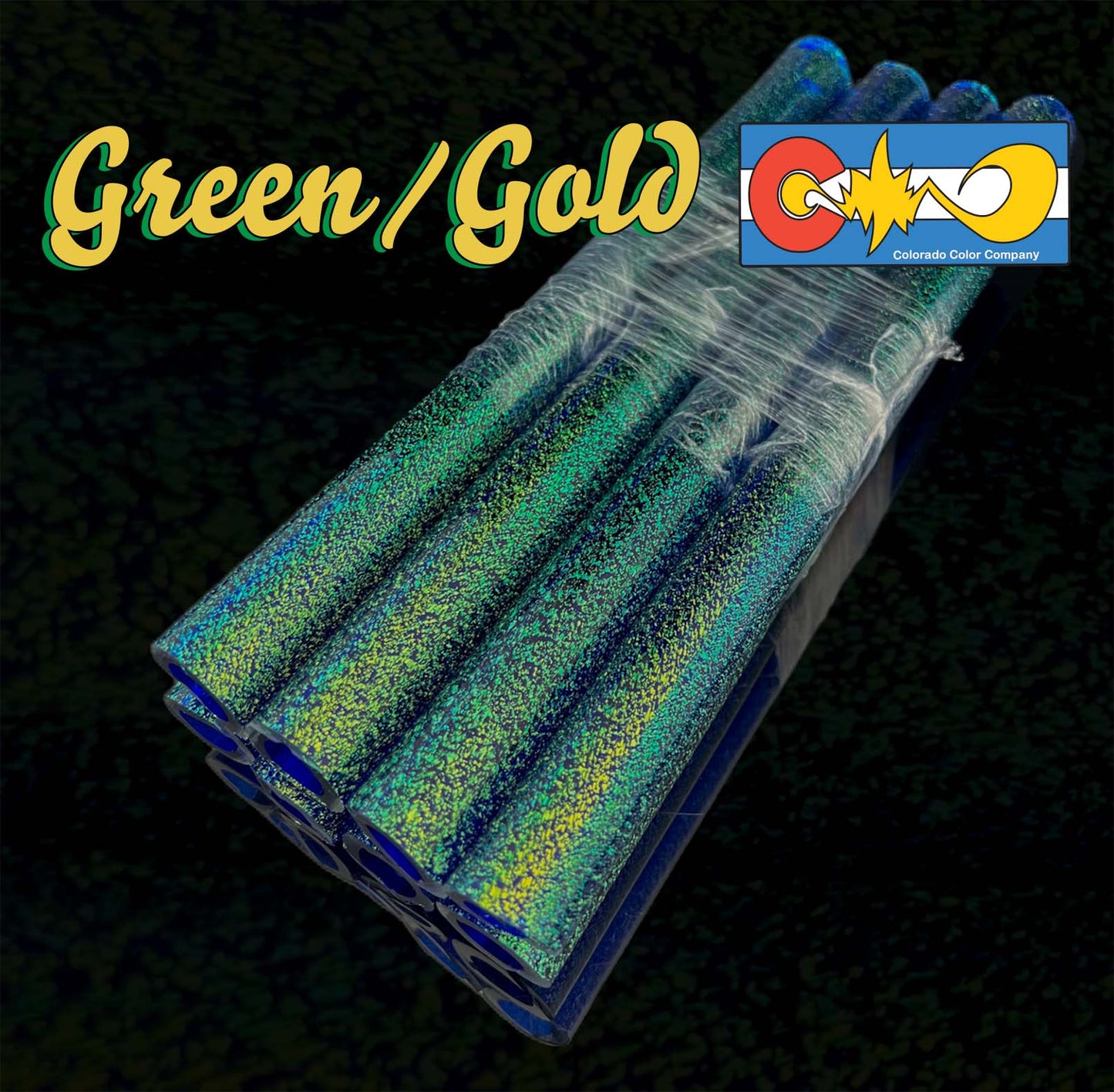Dicroico verde/dorado - Capa central de cobalto - Vidrio de borosilicato