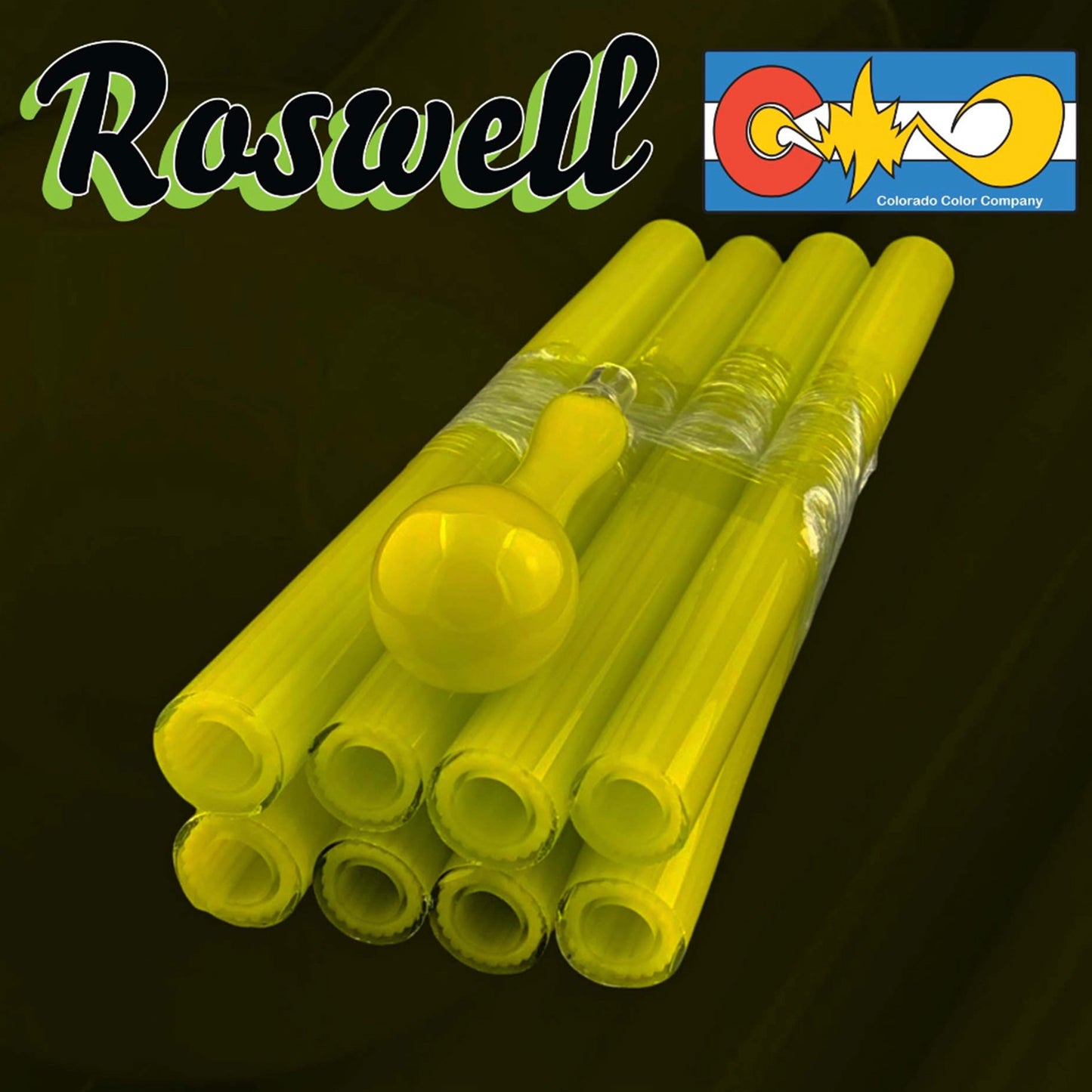 Roswell – Vac-Stack – Borosilikatglas – COE 33 – einfarbige Schläuche