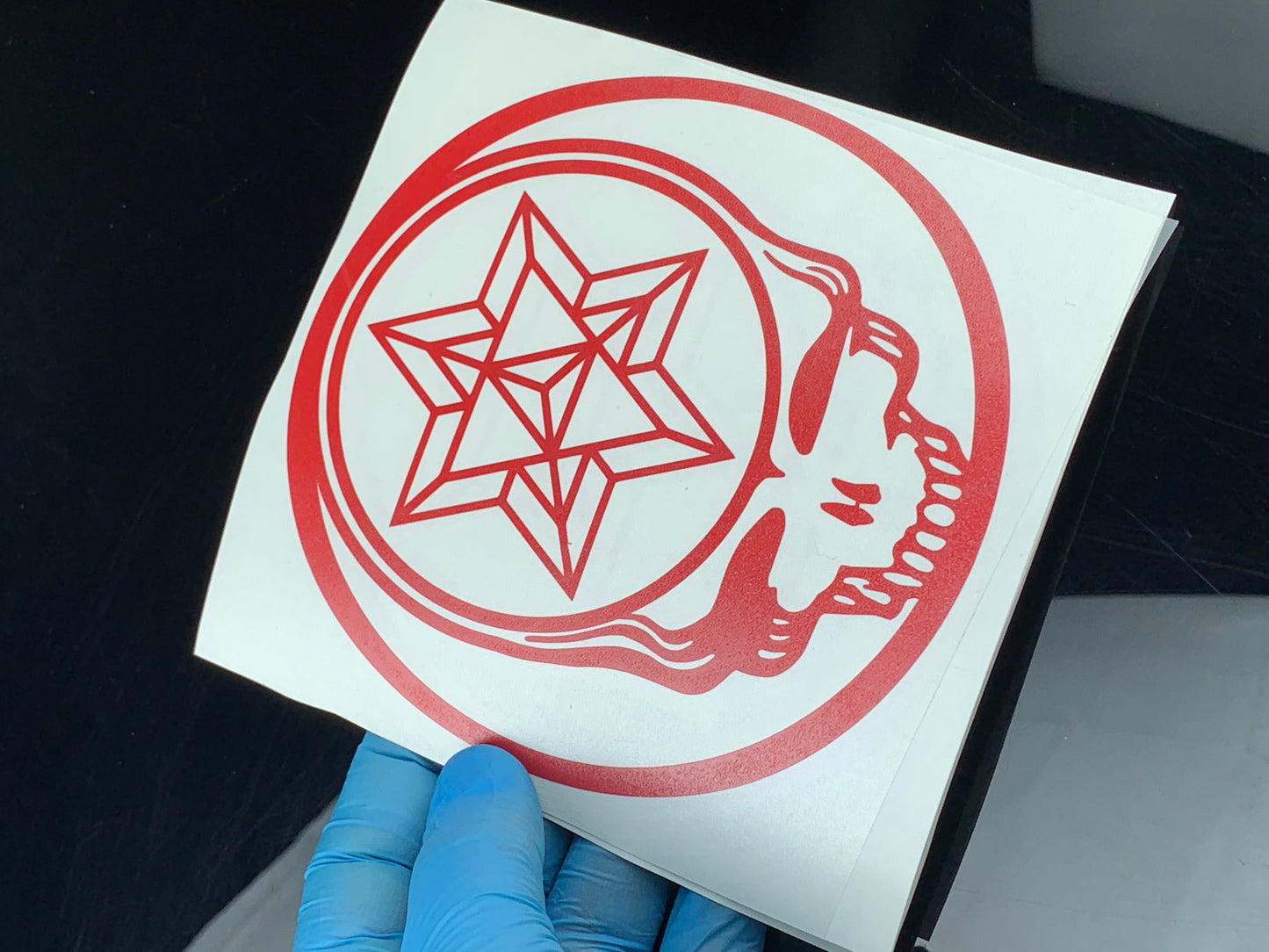 S.Y.F. Merkaba Decals - Vinyl Decal/Sticker - 8yr vinyl