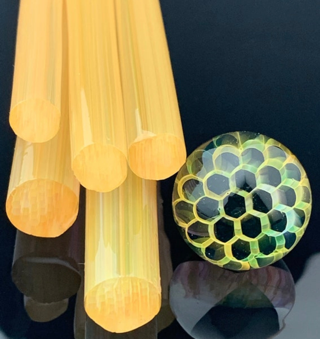 Honeycomb - Original - Borosilicate Glass Murrini - Mille - Milli
