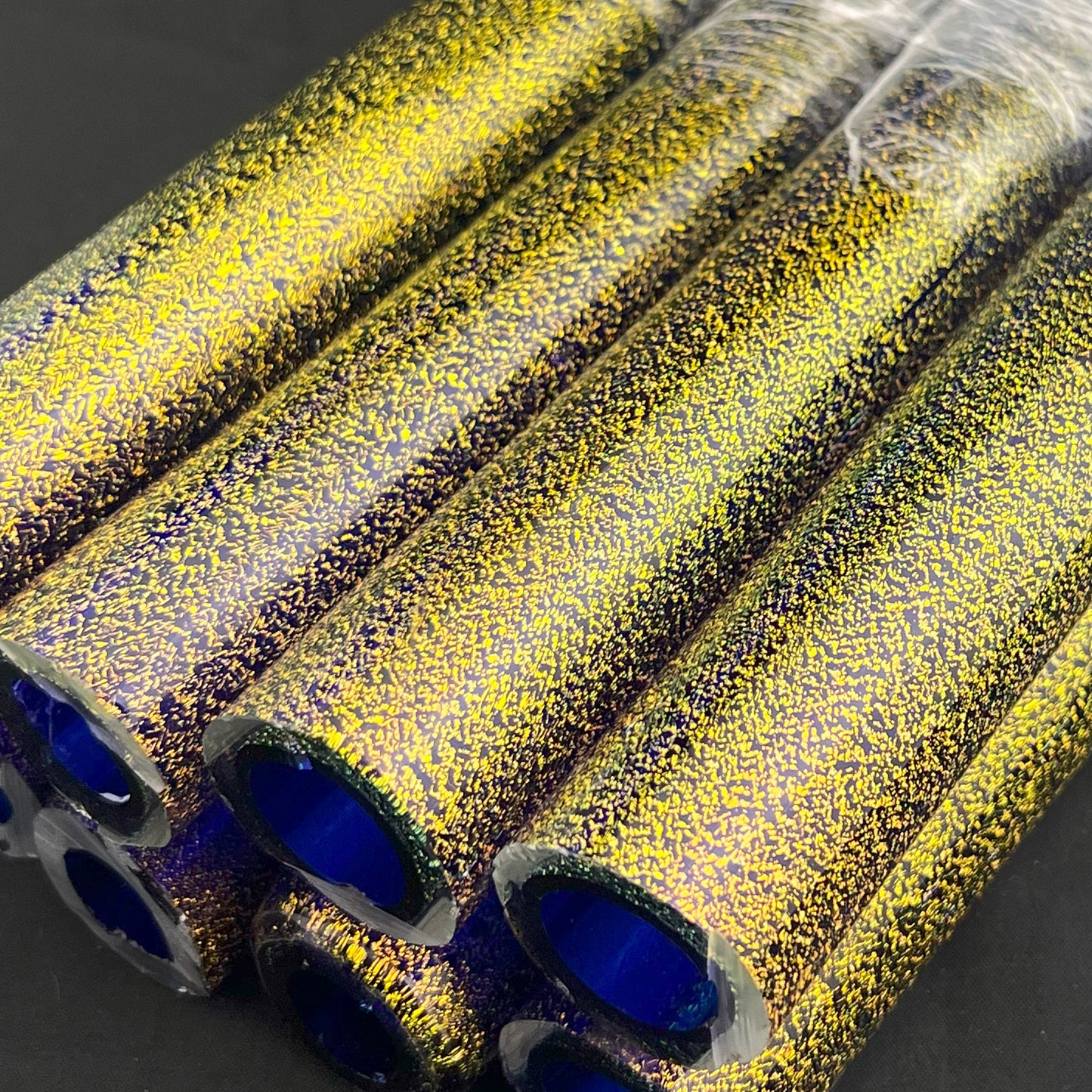 Copper Dichroic - Cobalt core layer - Borosilicate glass