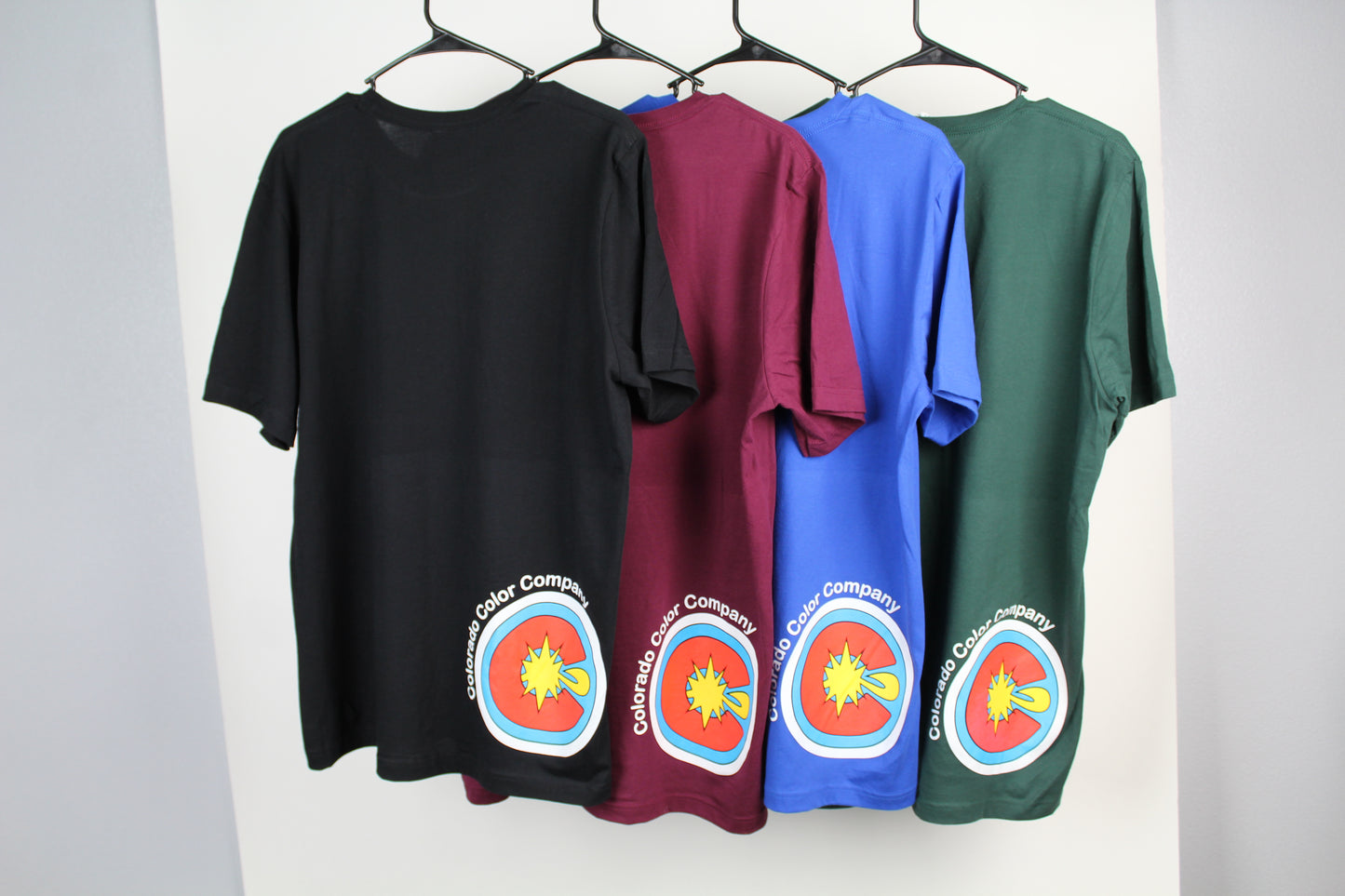 Schwarzes T-Shirt der Colorado Color Company