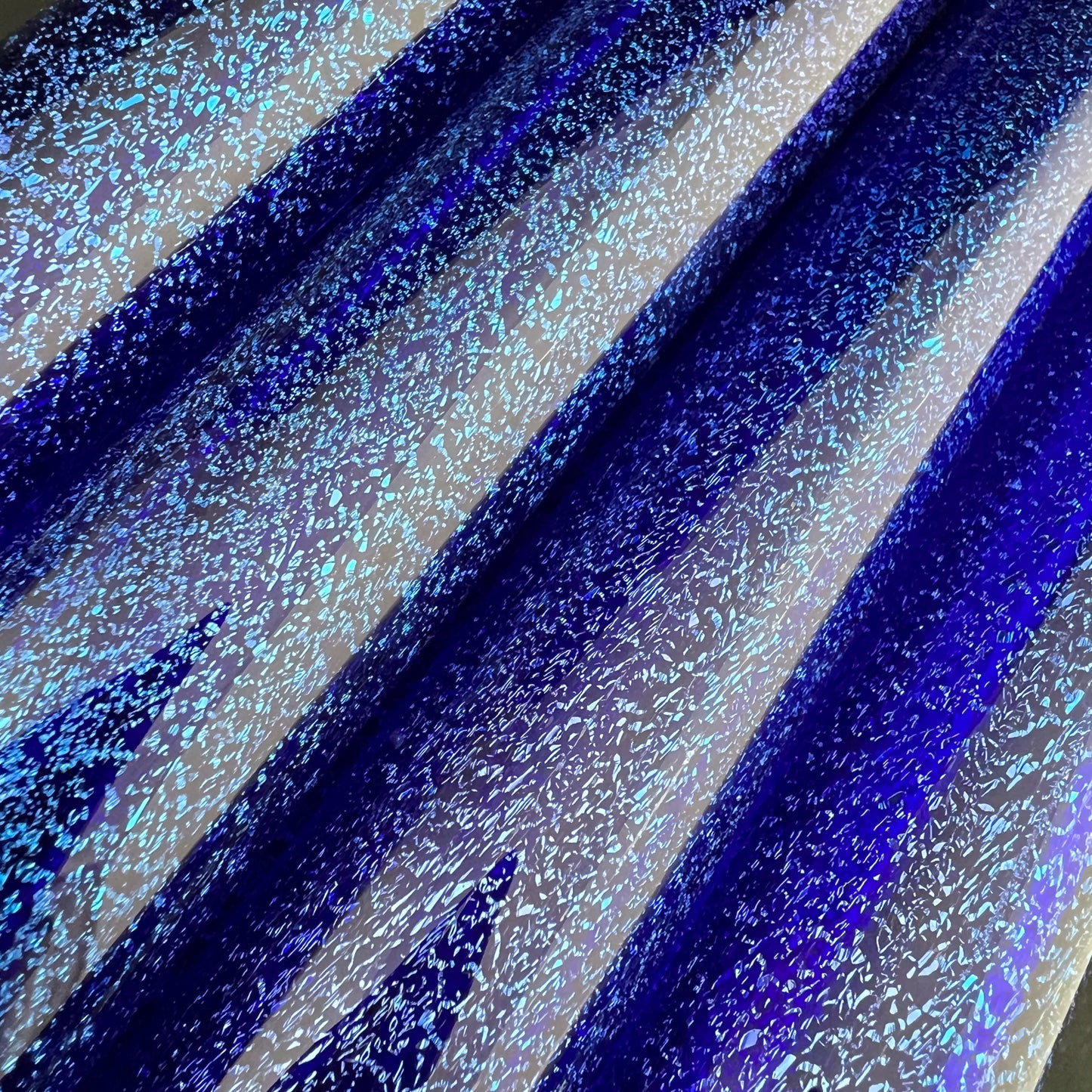 Light Blue Dichroic Tubing - Cobalt core layer - Borosilicate glass