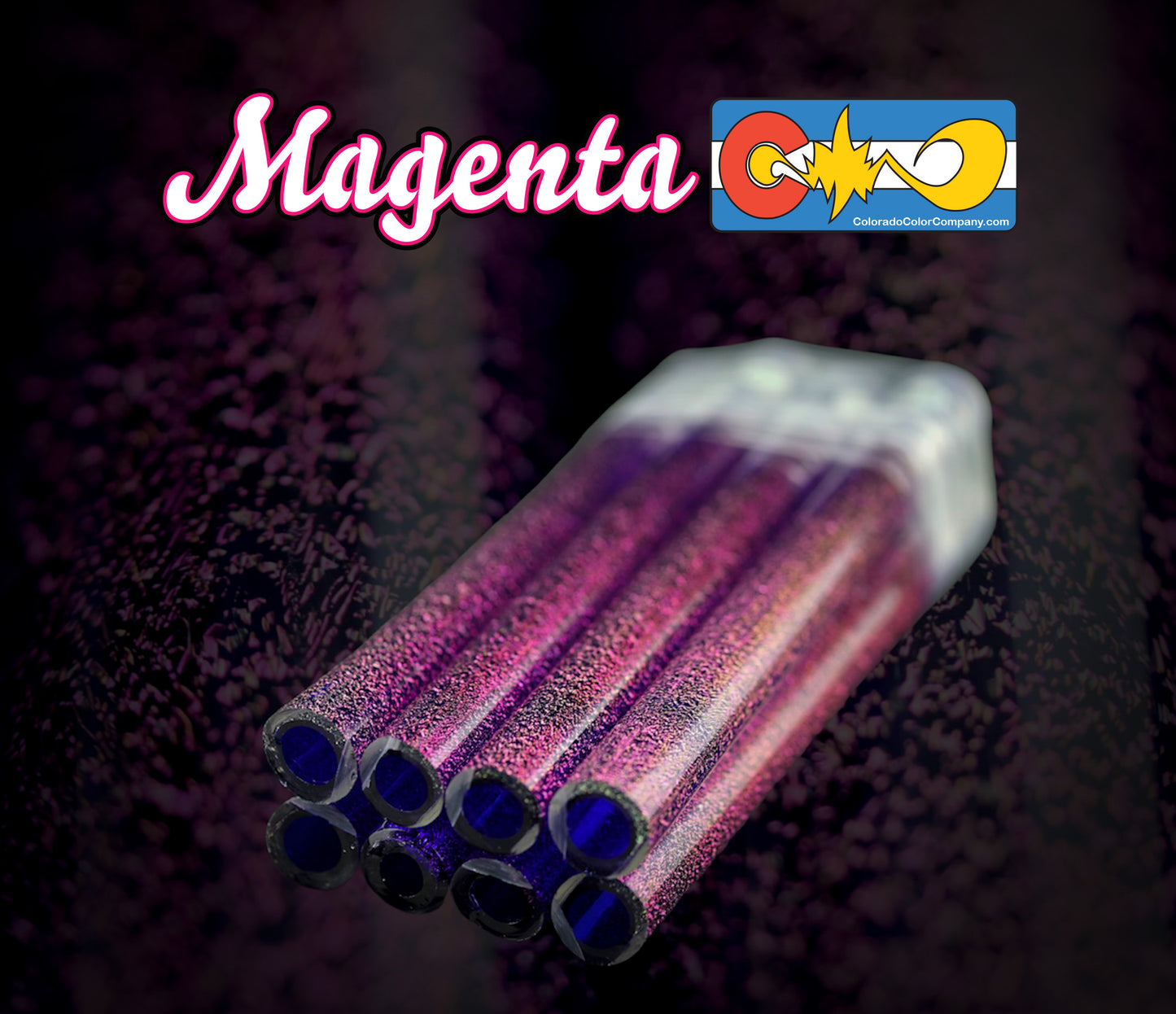 Magenta-dichroitischer Schlauch – Kobalt-Kernschicht – Borosilikatglas