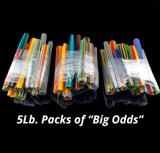 Big ODDs - 5 libras - Serie clásica - Paquete variado - Borosilicato - COE 33