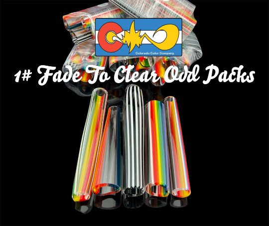 ODD Fade To Clear - Variety Pack - 1 Pound - Borosilicate - COE 33