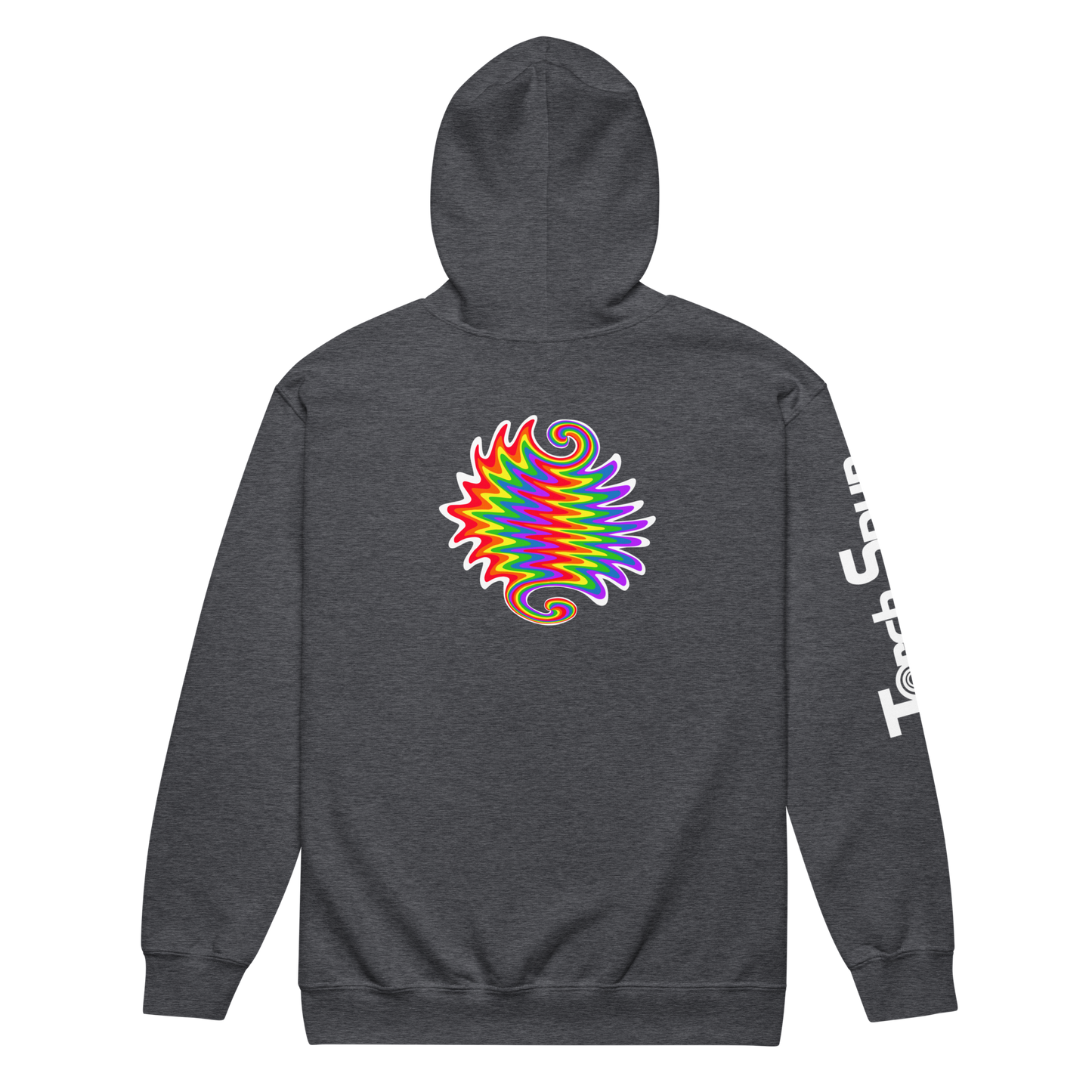 Rainbow Wig-Wag - Unisex heavy blend zip hoodie