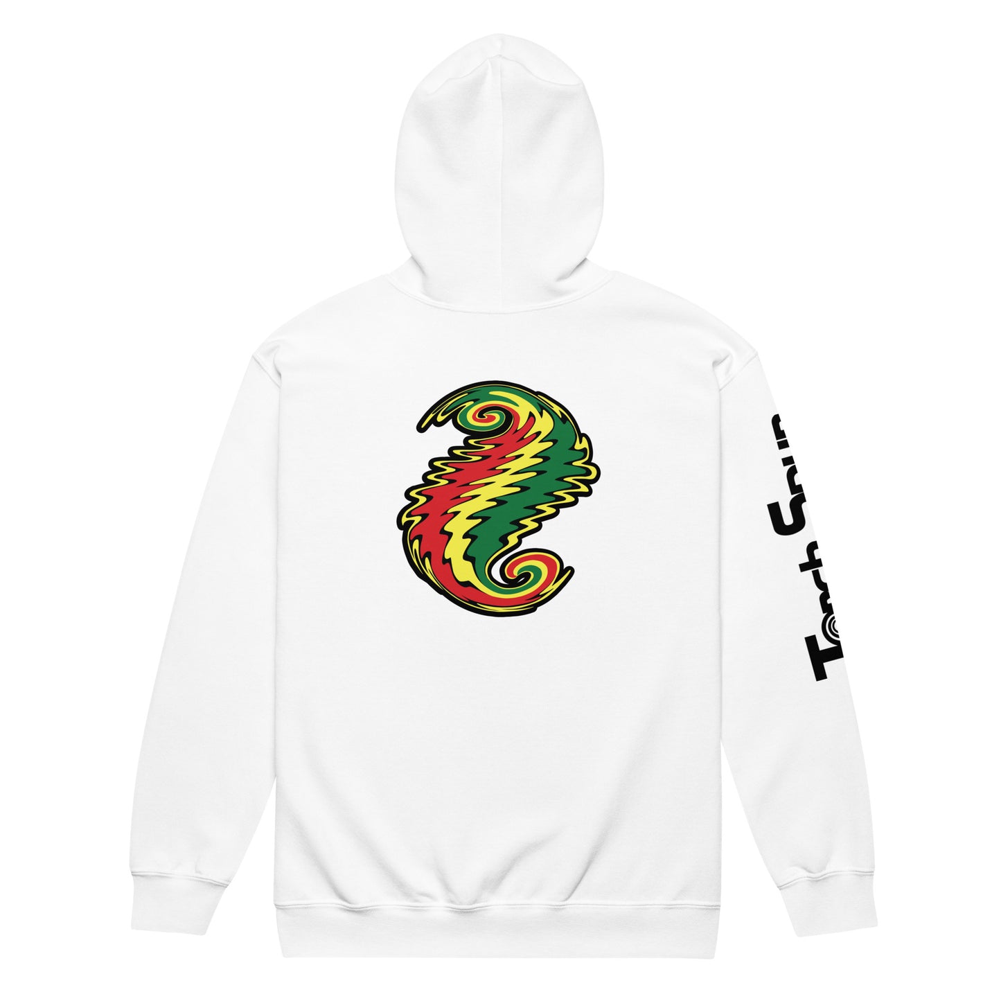 Rasta Spiral Wag - Unisex heavy blend zip hoodie