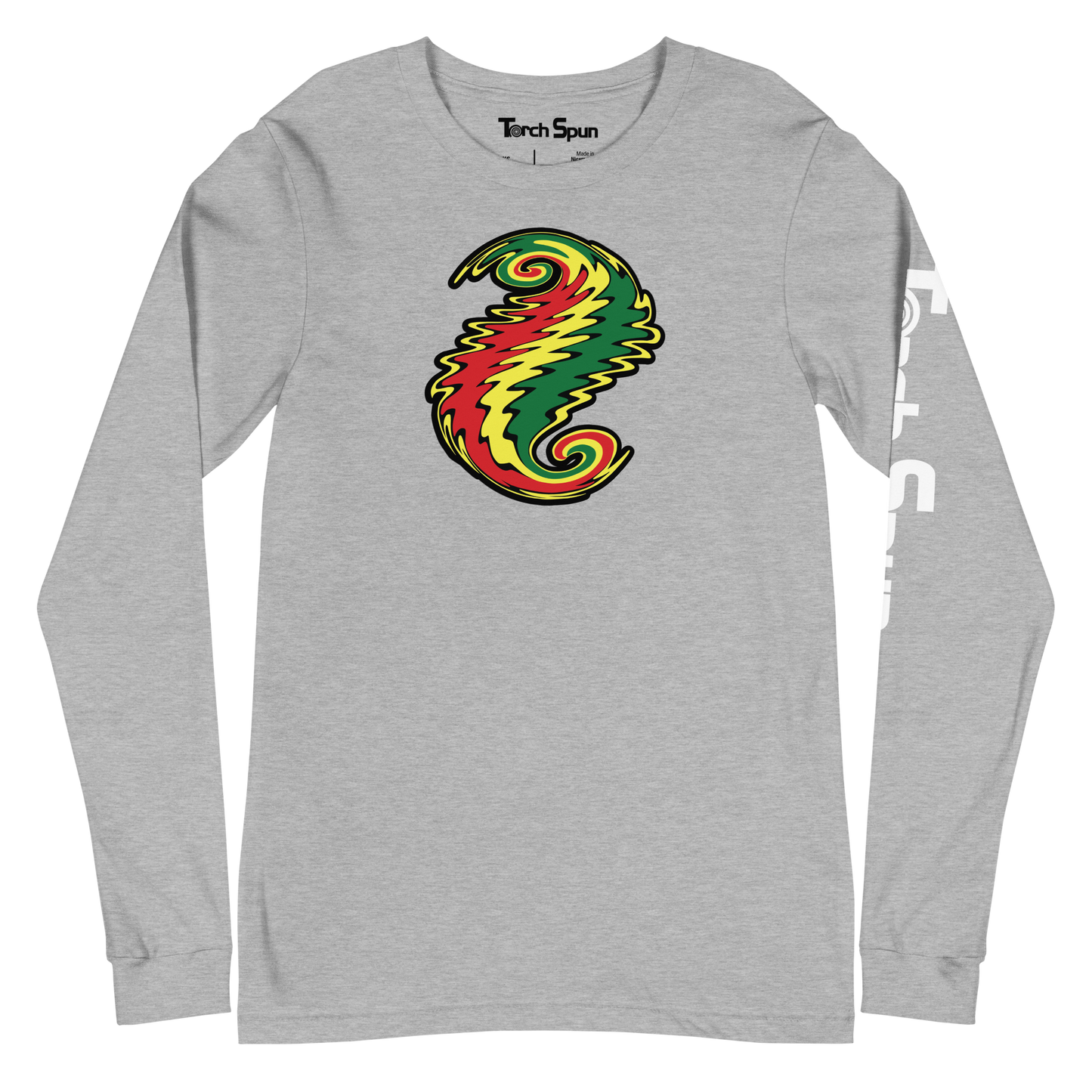 Rasta Spiral Wag - Unisex Long Sleeve Tee