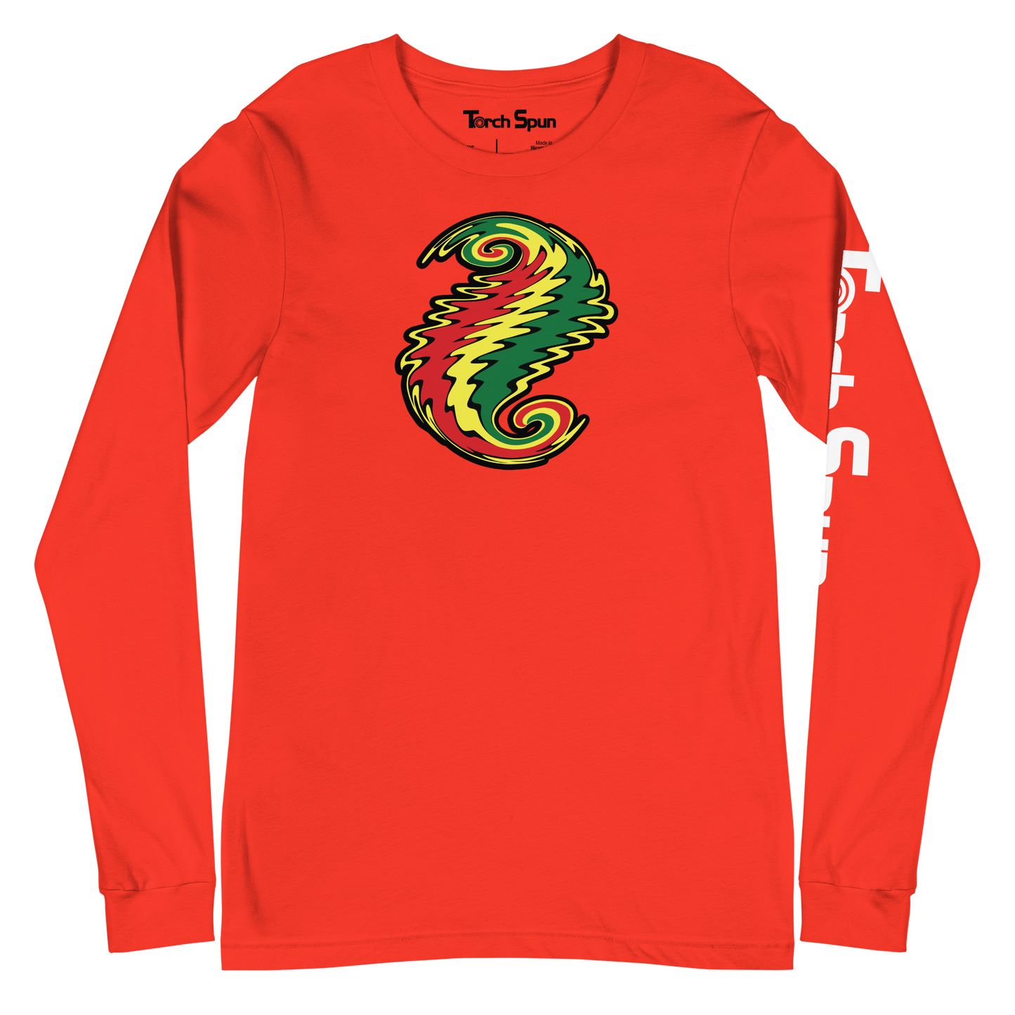 Rasta Spiral Wag - Unisex Long Sleeve Tee