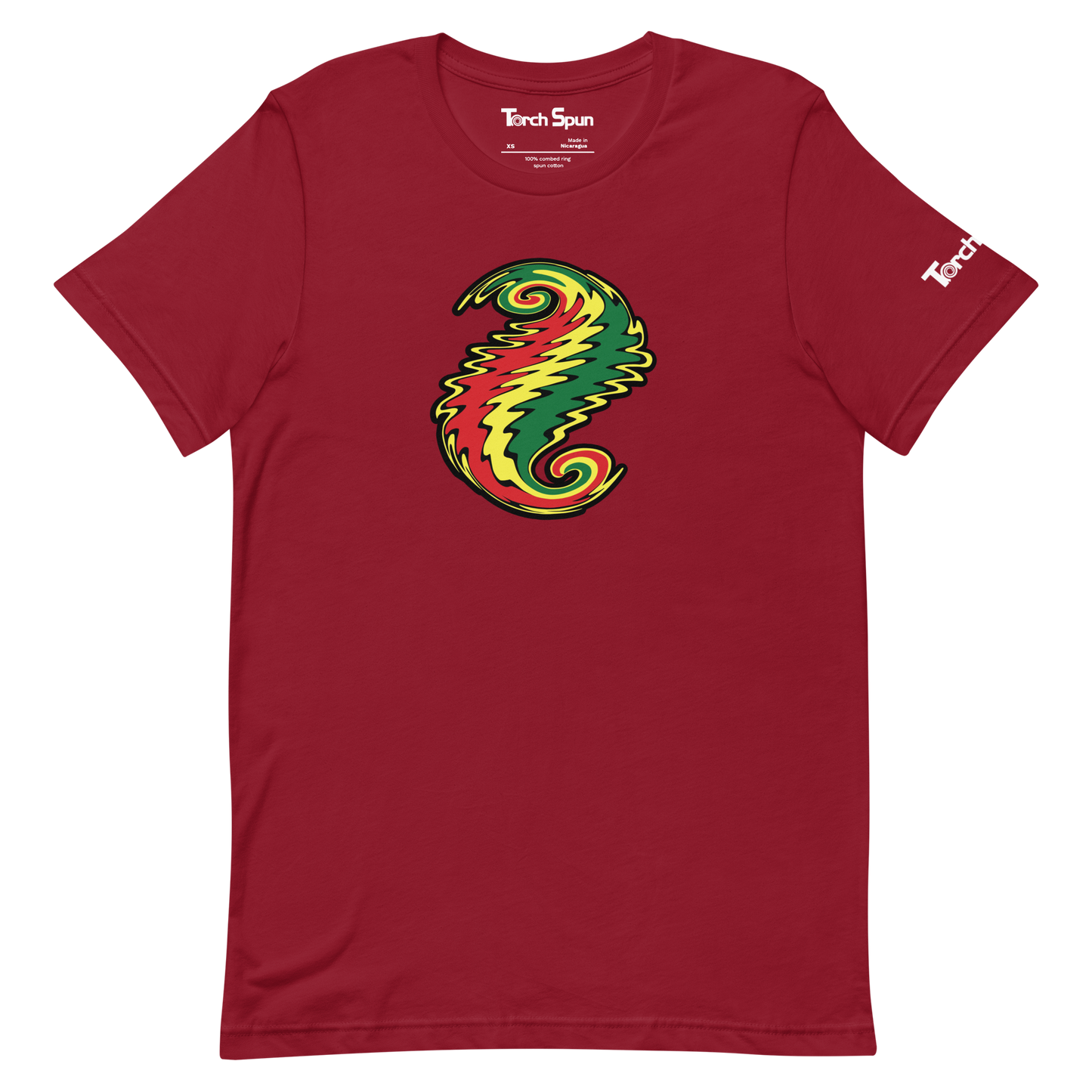 Rasta Spiral Wag - Unisex t-shirt