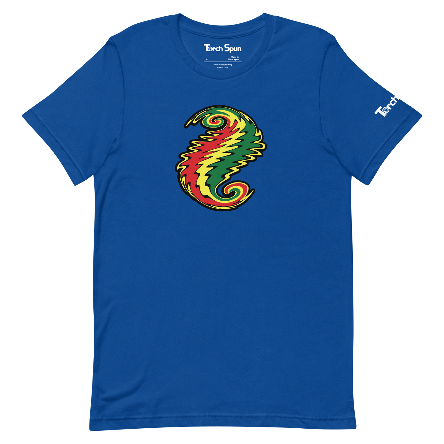 Rasta Spiral Wag - Unisex t-shirt