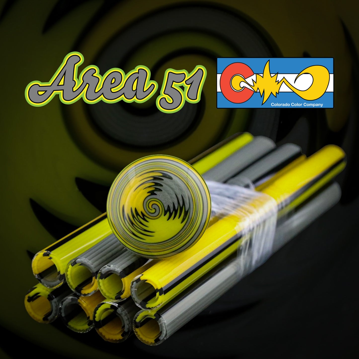 Area 51 - Vac Stack - Borosilicate Glass - COE 33 - Lined Tubing