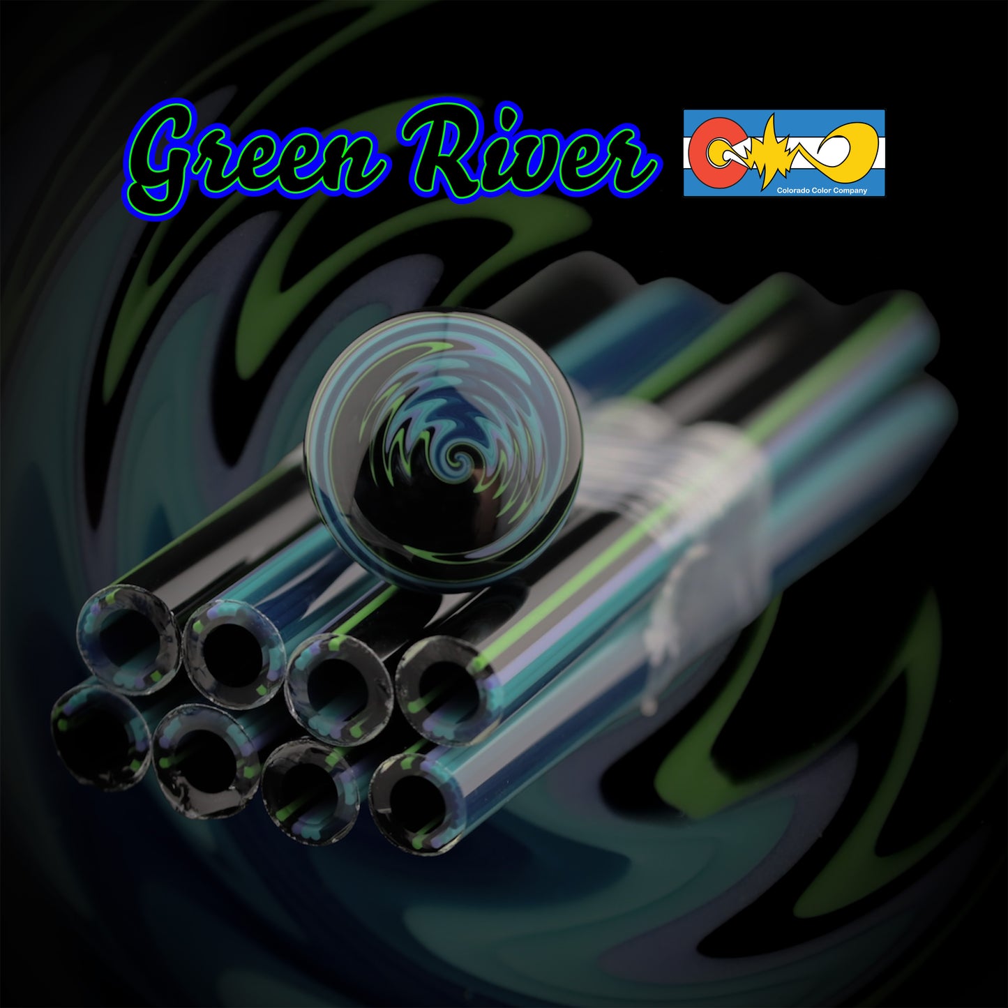 Green River – Vac Stack – Borosilikatglas – COE 33 – ausgekleidete Schläuche