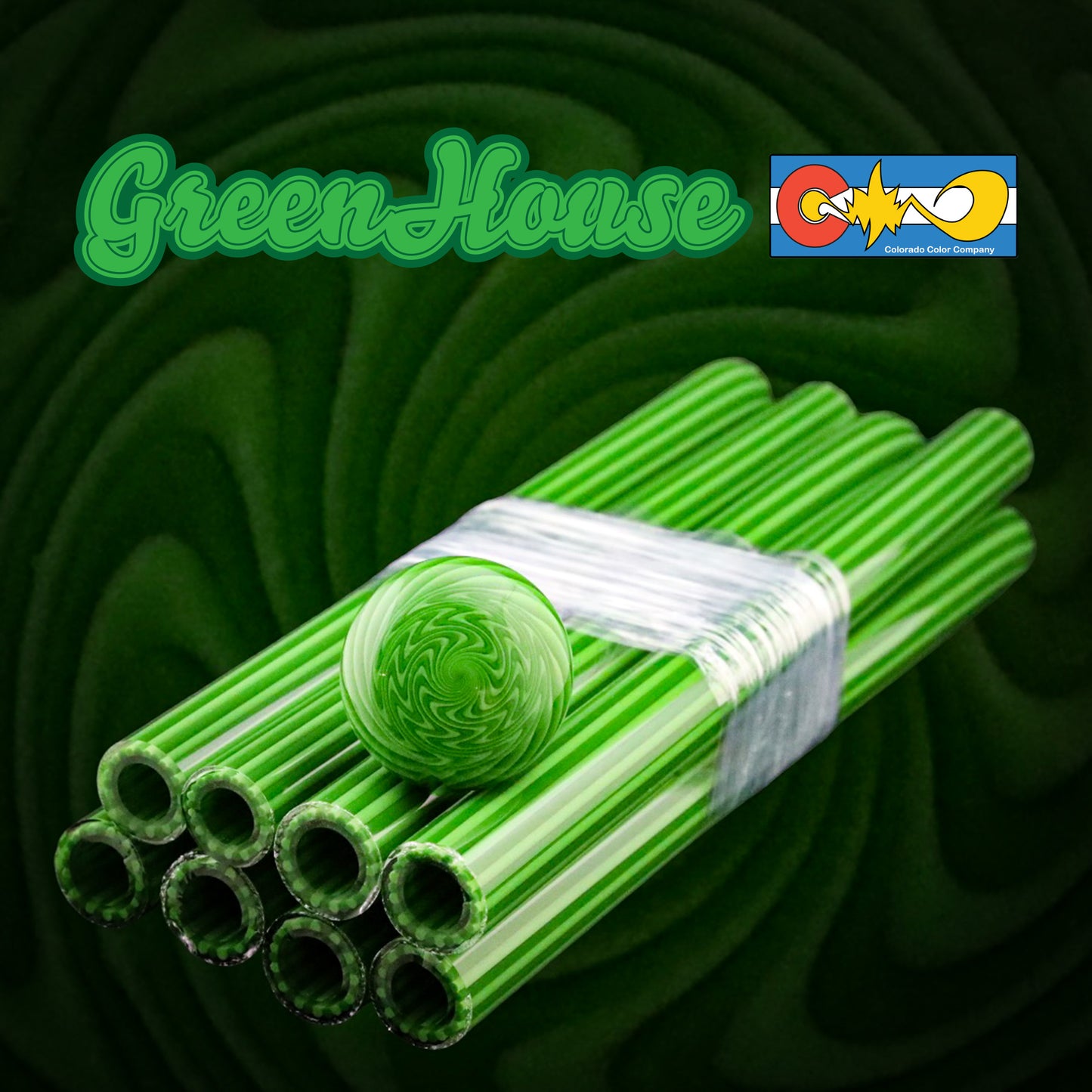 GreenHouse - Vac Stack - Borosilicate Glass - COE 33 - Lined Tubing