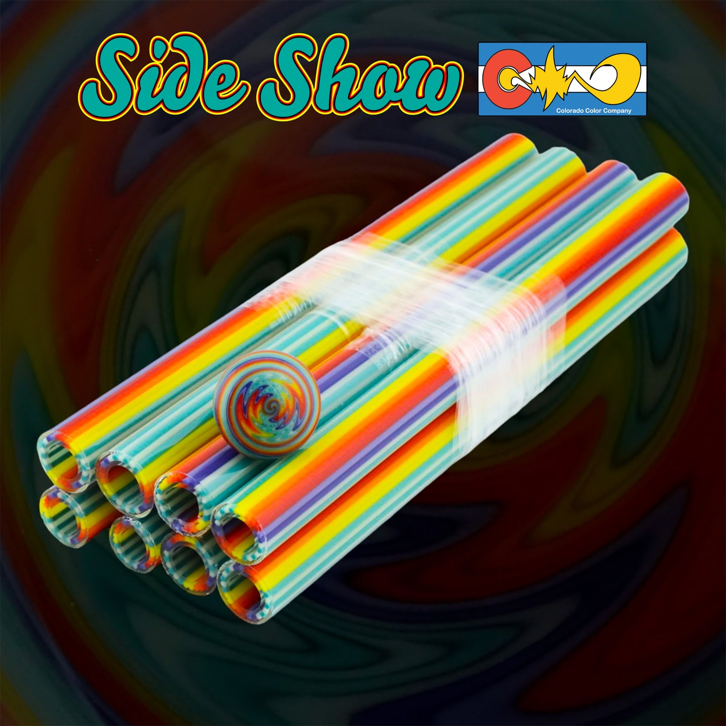Sideshow - Vac Stack - Borosilicate Glass - COE 33 - Lined Tubing