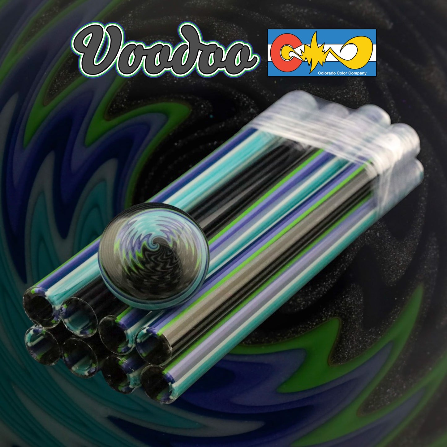 Voodoo - Vac Stack - Borosilicate Glass - COE 33 - Lined Tubing